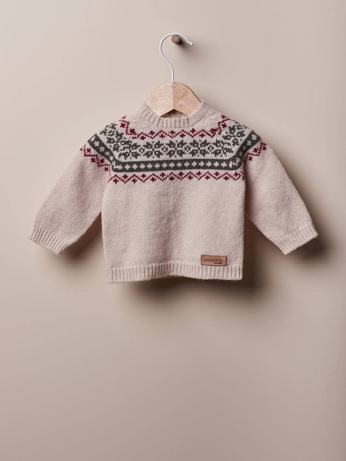 Sustainably Made Cashmere and Merino Wool Knitted Christmas sweater