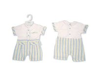 Baby Boys Striped Romper