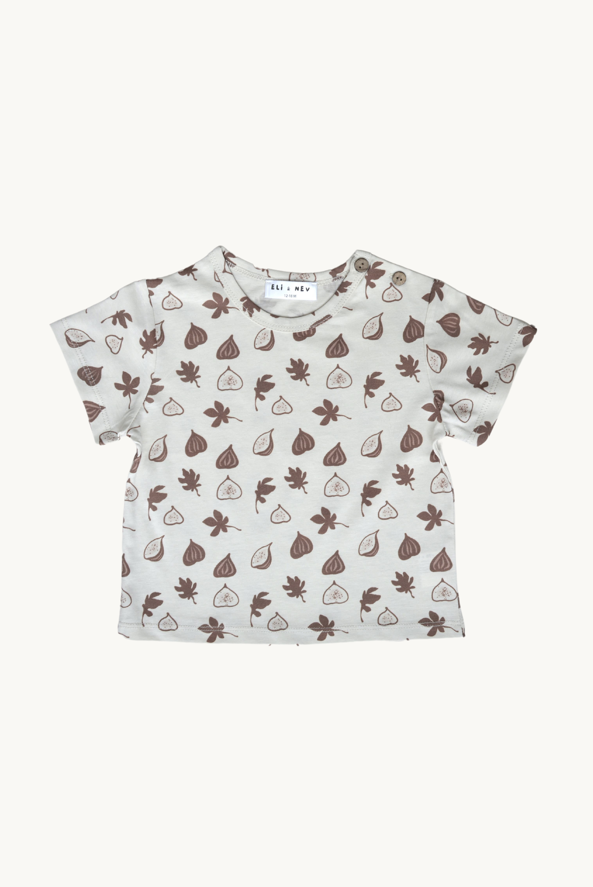 Kids/Baby Summer T-shirt Fig pattern 100% Cotton