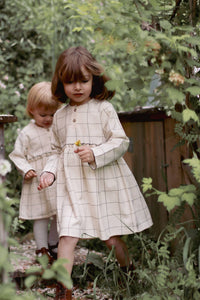 Baby / Girl Check Patterned Dress 100% Cotton OEKO-TEX