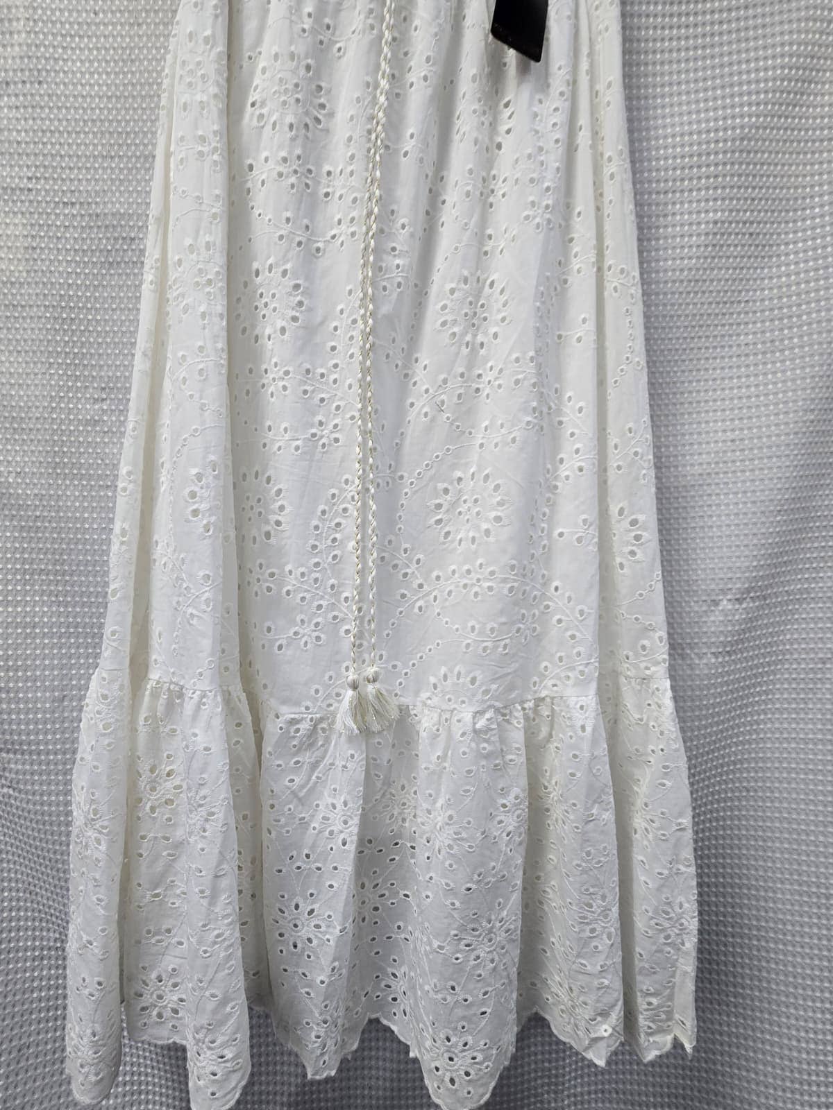 Sunflower Crochet Cotton Maxi Skirt