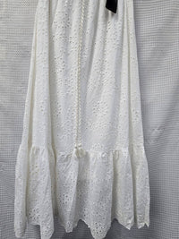 Sunflower Crochet Cotton Maxi Skirt