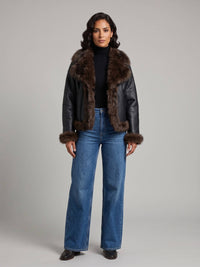 Reversible Faux Fur Jacket
