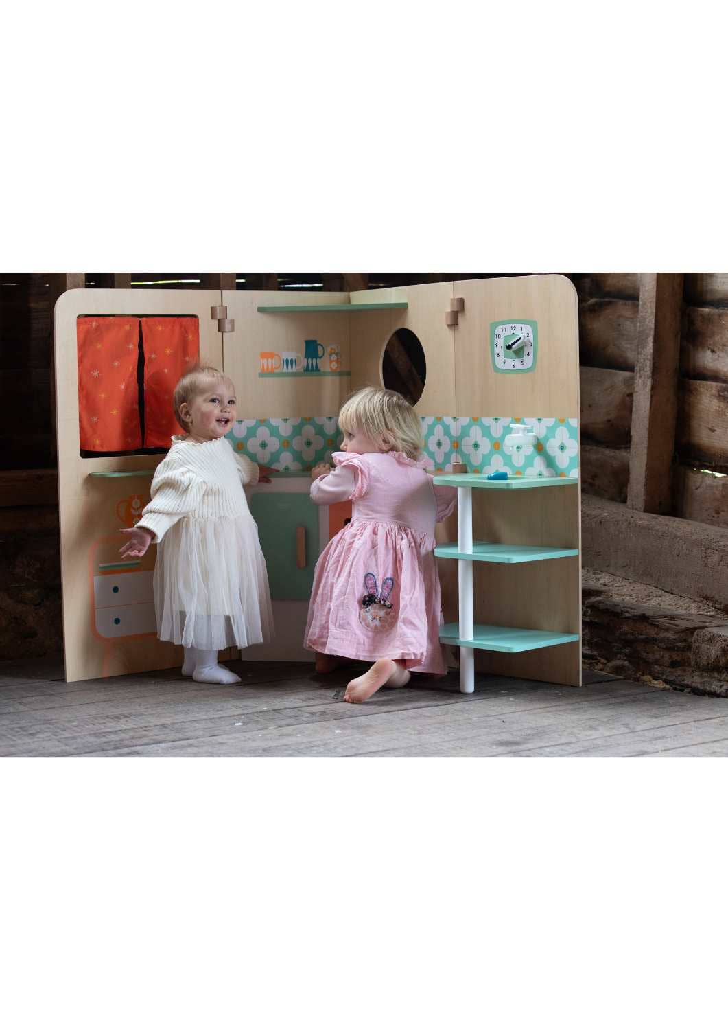 Classic World My Little Home Folding Wooden Play house Toy