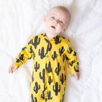 Unisex Baby Cotton Sleepsuit (Onesie) – Cactus Print