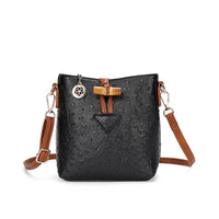 The Small Bamboo Fastening Bucket Bag Mobile Bag-S9353