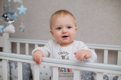Daddy 1st Father's Day  Rainbow Animals