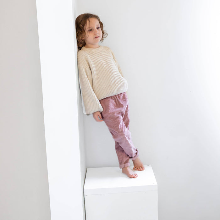 Blush Corduroy "Kid Fit" Trousers