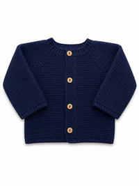 BABY JACKET 100% acrylic: Marinho