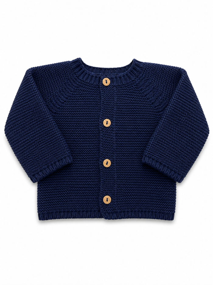 BABY JACKET 100% acrylic: Marinho