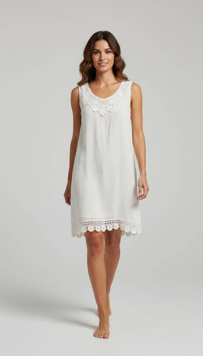 AMANDA Linen Dress