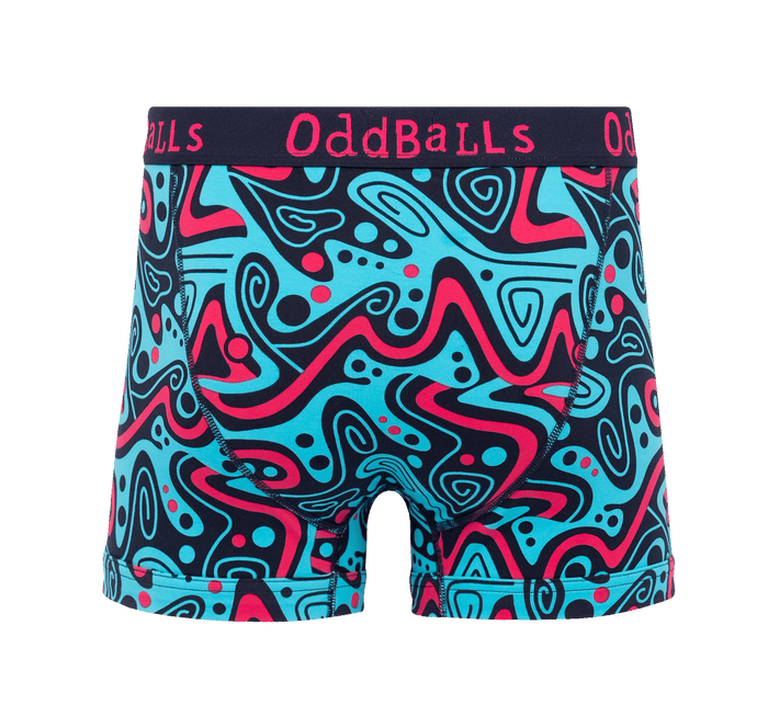 Tidal Wave - Mens Cotton Boxer Shorts