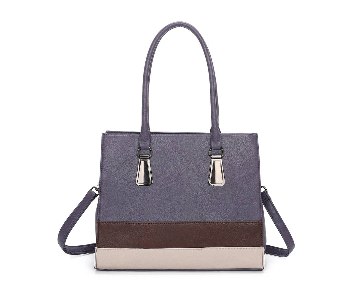 Classic Multi-Compartments Tote bag A4 Work Bag Shoulder Bag