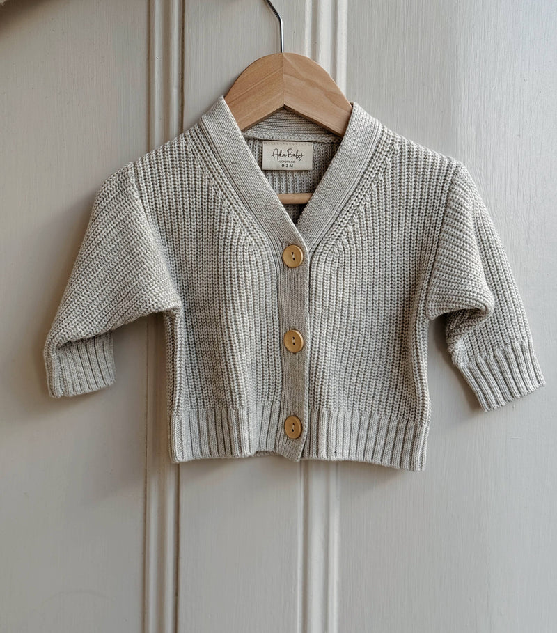 Cotton Knit Baby Cardigan