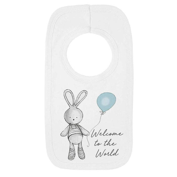 Welcome Balloon Baby Bib