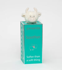 Jomanda Soft Toys & Accessories - Highland Cow Soft Toy Baby Soother Cream 29CM X 29CM