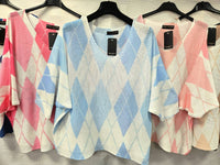 Diamond Print V Mesh Fine Knit
