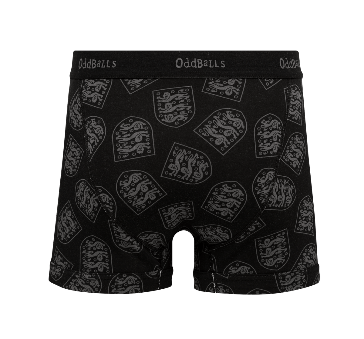 England FA Black - Mens Cotton Boxer Shorts