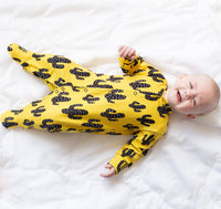 Unisex Baby Cotton Sleepsuit (Onesie) – Cactus Print
