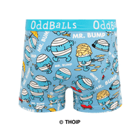 Mr Bump  - Mr Men - Mens Cotton Boxer Shorts