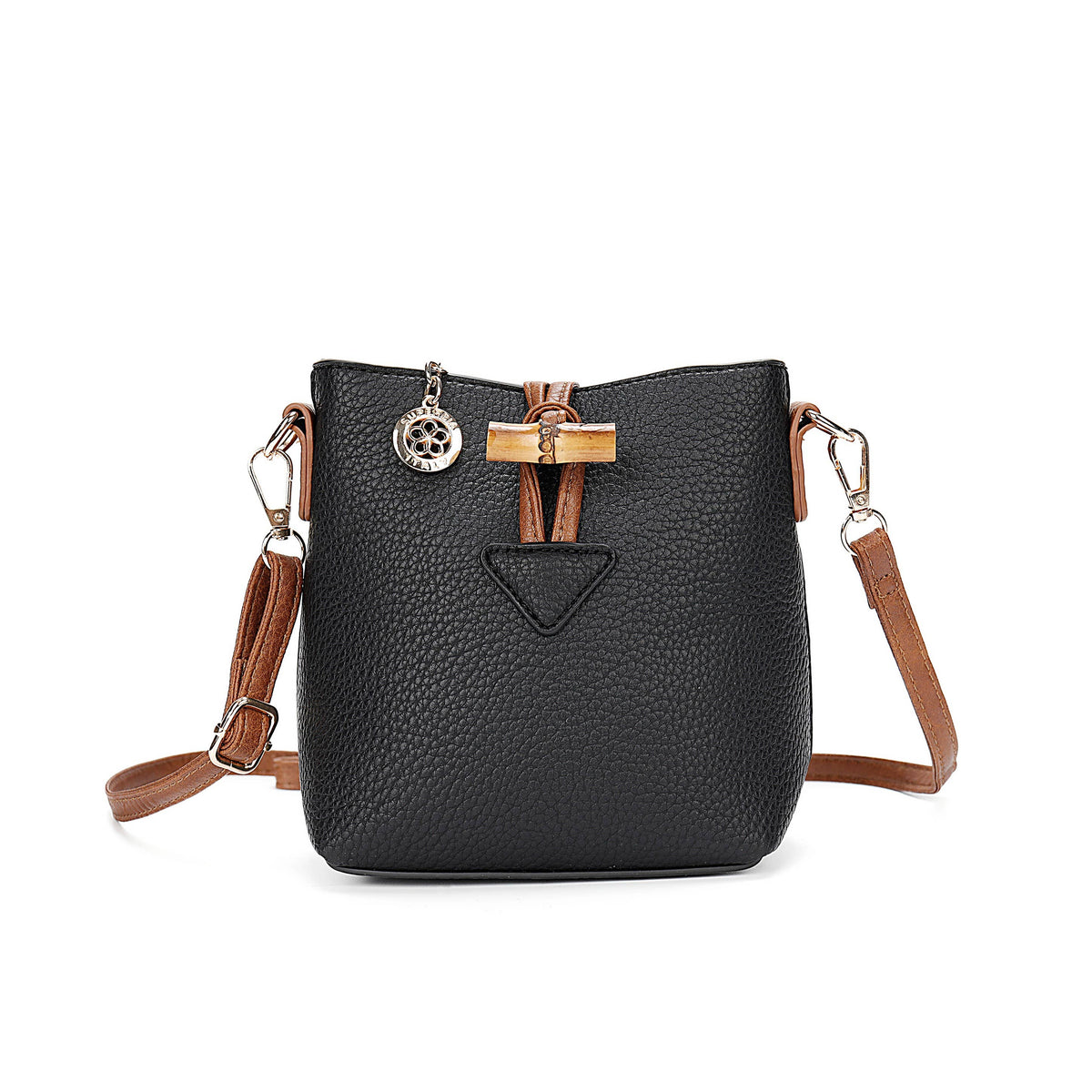 The Small Bamboo Fastening Bucket Bag Mobile Bag-S9353