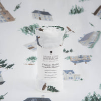 Banks-Lyon Botanical - Bamboo Baby Swaddle Blanket, Home Print