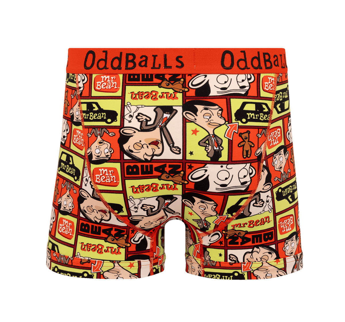 Mr Bean Comic - Mens Cotton Boxer Shorts
