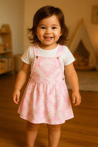 Floral British Summer Dress for Toddlers
