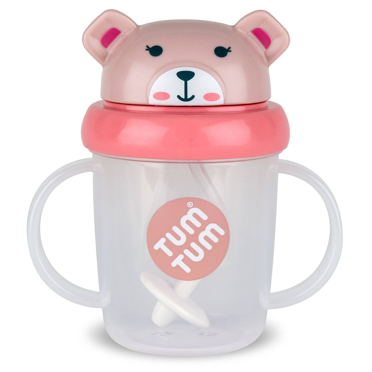 Tippy Up Sippy Cup (Series 3), with Weighted Straw (Valve Free), Betsy Bear, 200ml