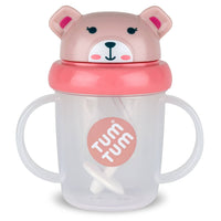 Tippy Up Sippy Cup (Series 3), with Weighted Straw (Valve Free), Betsy Bear, 200ml