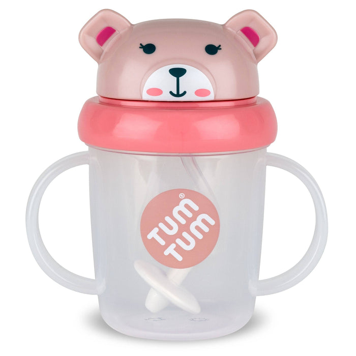 Tippy Up Sippy Cup (Series 3), with Weighted Straw (Valve Free), Betsy Bear, 200ml