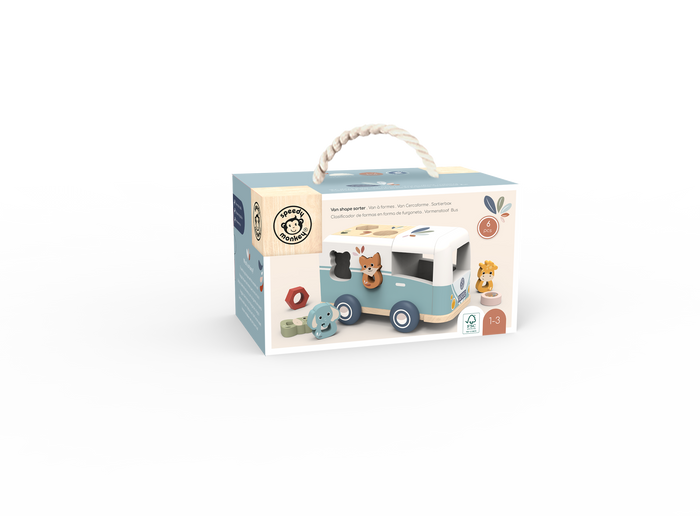 Speedy Monkey Shape sorter van