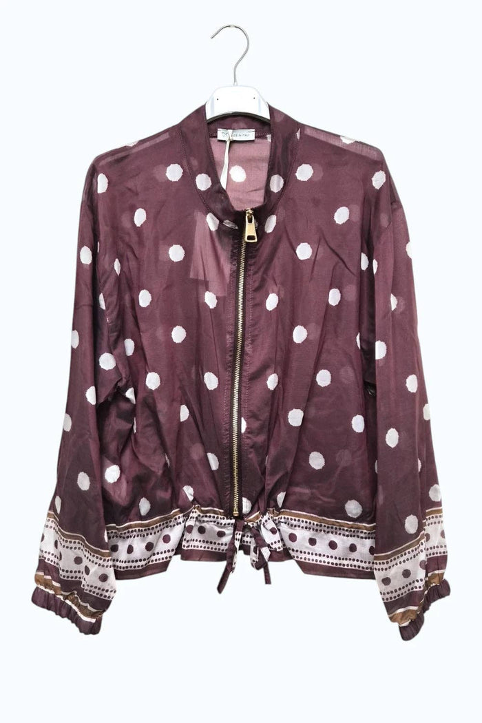 Italian Women’s Zip-Up Bomber Jacket - 3 Designs