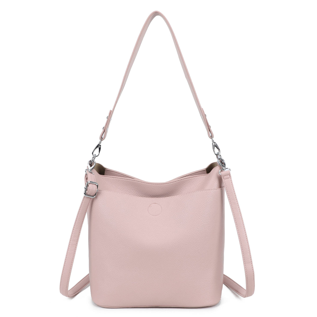 6049 Soft Hobo Shoulder Bag with Strap Detail