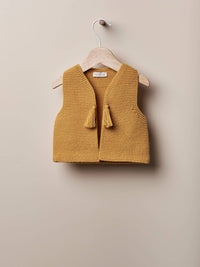 THE STORIES OF AN ENCHANTED FOREST - Gilet in Merino wool knit