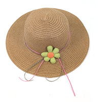 Children's Foldable Hat - Dark Natural Flower (54cm)