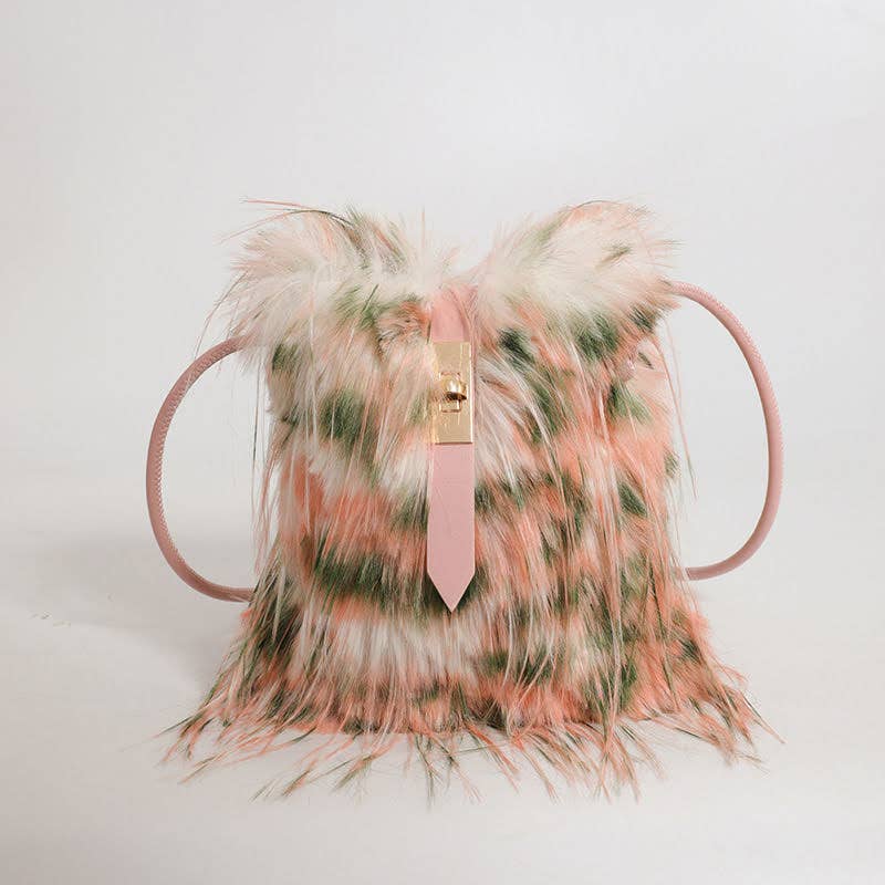Soft Faux Fur Mobile Bag Essential Bag - More colours available
