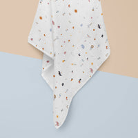 Bamboo Baby Swaddle Blanket, Signature Print