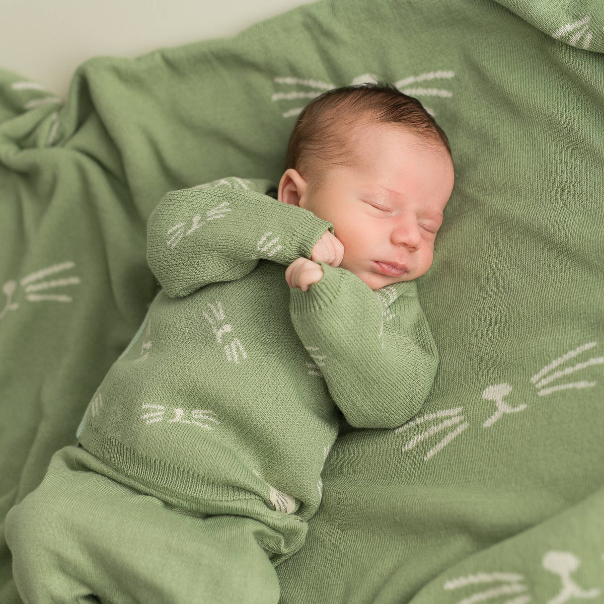 micu micu - Newborn Pack animal whiskers mint