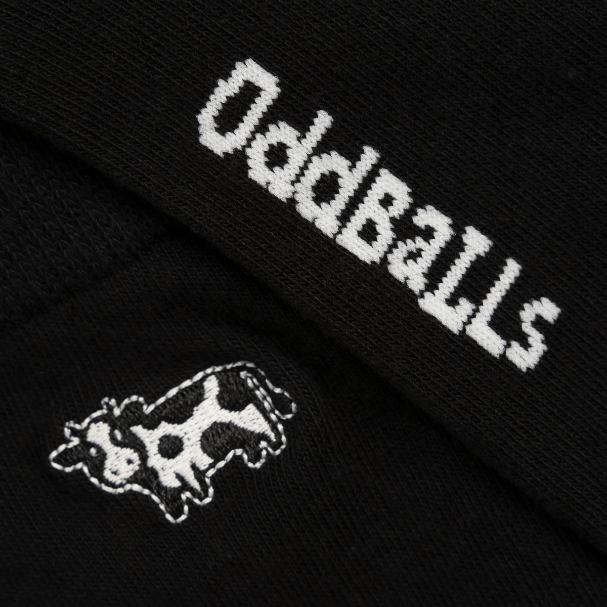 Fat Cow - Embroidered Socks