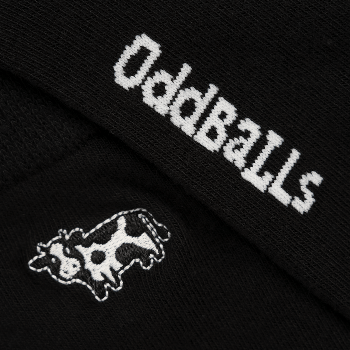 Fat Cow - Embroidered Socks