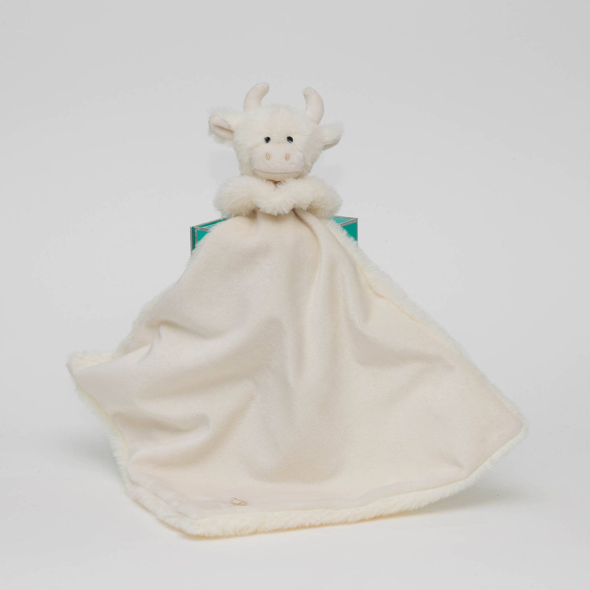 Jomanda Soft Toys & Accessories - Highland Cow Soft Toy Baby Soother Cream 29CM X 29CM