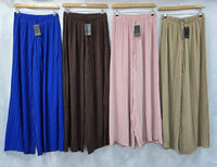 Plisse Wide Leg Elasticated Trousers