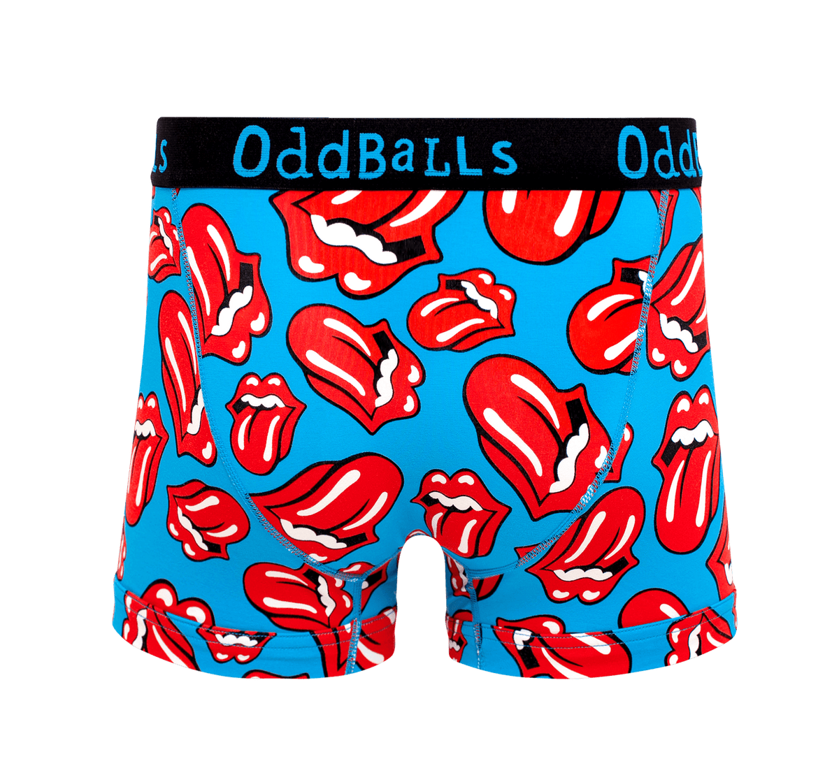 The Rolling Stones - Red - Mens Cotton Boxer Shorts