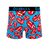 The Rolling Stones - Red - Mens Cotton Boxer Shorts