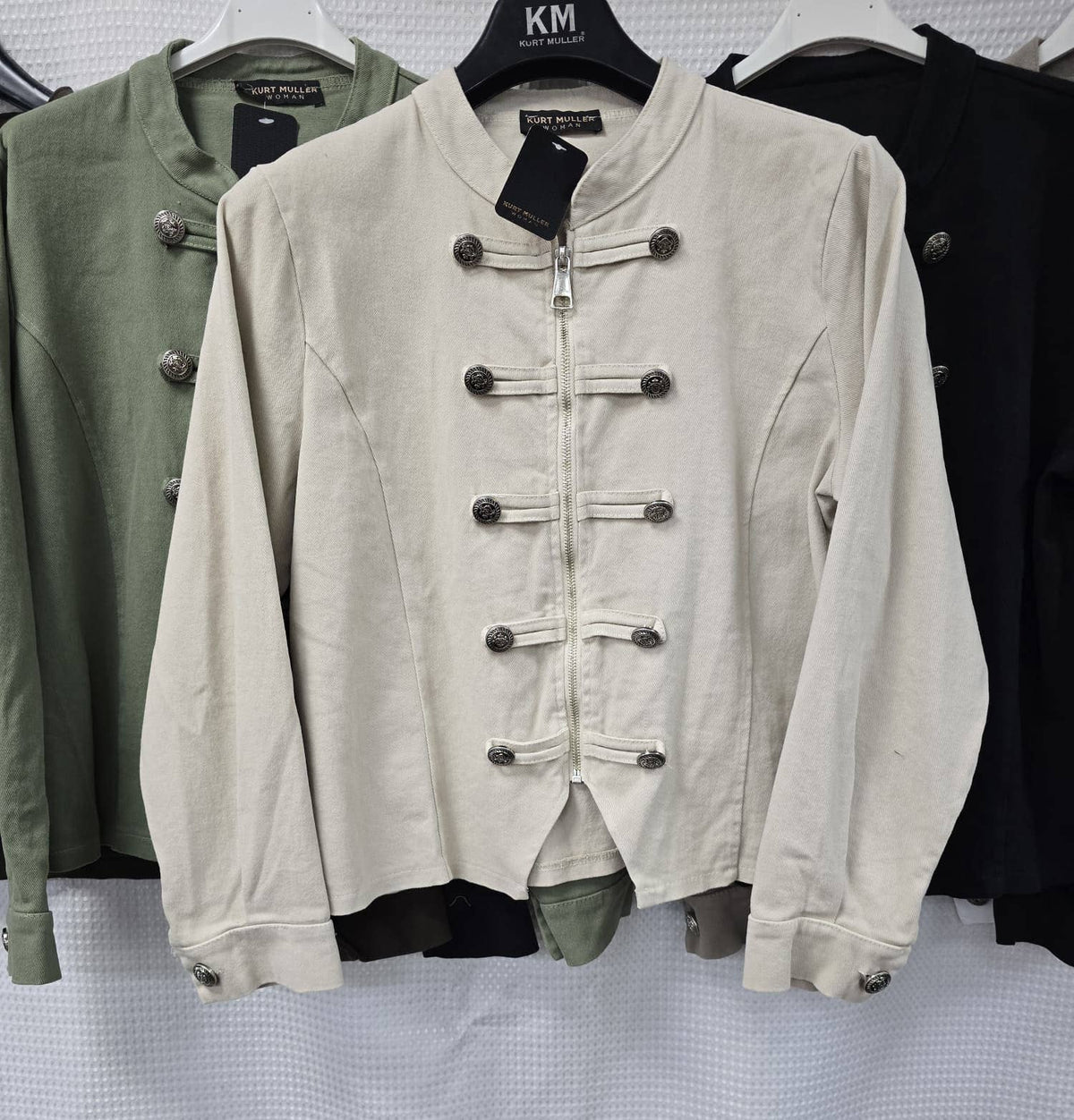Military Cotton Zip Jacket