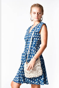 EcoChic Macrame Tote Bag_Bohemian Eco-friendly Handbag