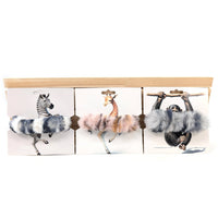 Animal Print Faux Fur Scrunchies - Assorted Colours