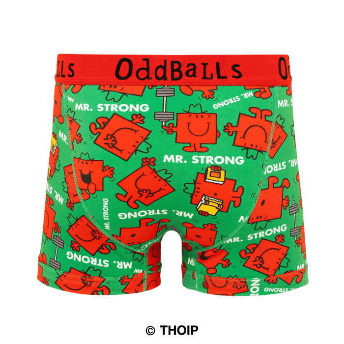 Mr Strong  - Mr Men - Mens Cotton Boxer Shorts