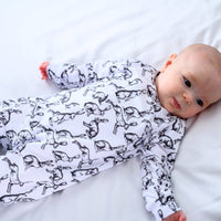 Unisex Baby Cotton Sleepsuit (Onesie) – Easter Rabbit Print